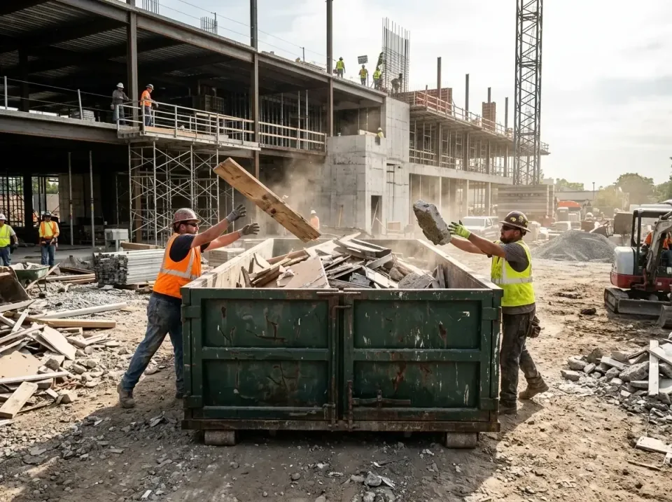construction-site-debris-conta-004 — How We Handle Your Debris Removal in Salmon, Professional Garbage Removal and Construct…